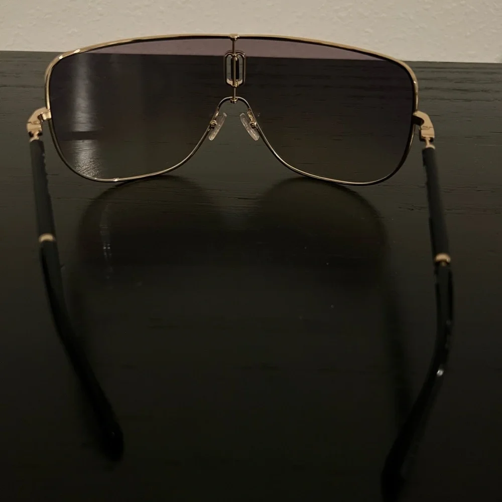 Balmain Black and Gold Sunglasses - Picture 3 of 11